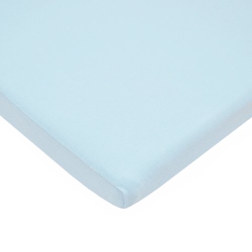 Product Cover TL Care 100% Natural Cotton Value Jersey Knit Fitted Cradle Sheet, Blue, Soft Breathable, for Boys and Girls