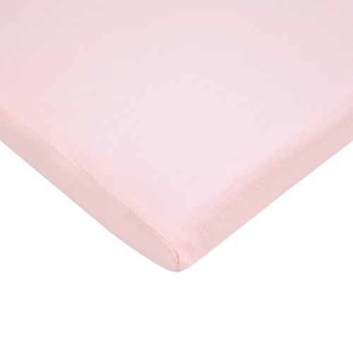 Product Cover TL Care 100% Natural Cotton Value Jersey Knit Fitted Cradle Sheet, Pink, Soft Breathable, for Girls