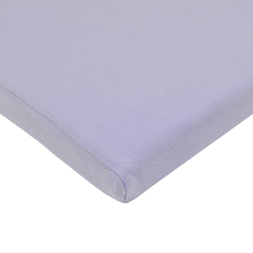 Product Cover TL Care Supreme 100% Natural Cotton Jersey Knit Fitted Cradle Sheet, Lavender, Soft Breathable, for Girls