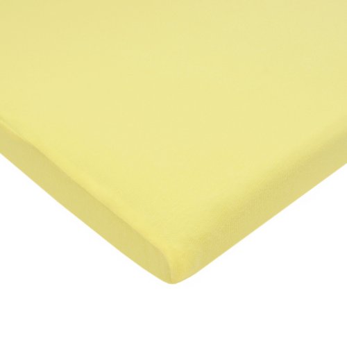 Product Cover TL Care Supreme 100% Natural Cotton Jersey Knit Fitted Cradle Sheet, Maize, Soft Breathable, for Boys and Girls