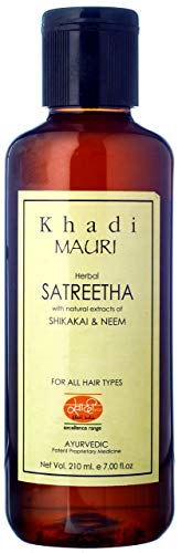 Product Cover Khadi Satreetha Herbal Shampoo - Anti Hairfall & Root Strengthening - 200 Ml - Enriched With Shikakai & Neem