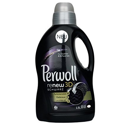 Product Cover Perwoll Renew Black 3D, Liquid Black and Dark Color Laundry Detergent 1,5 Liters, 20 Loads
