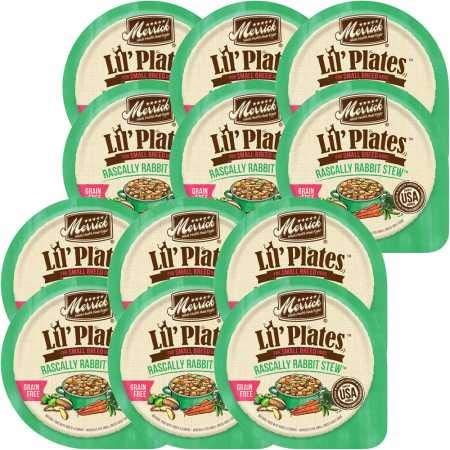 Product Cover Merrick Lil' Plates Small Breed Rascally Rabbit Stew Dog Food (12x3.5 oz)