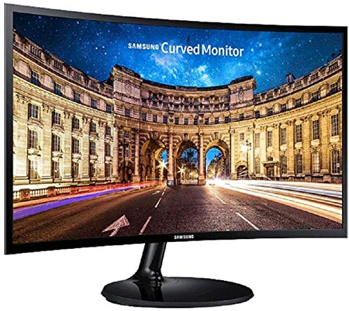 Product Cover Samsung 27 inch (68.5 cm) Curved LED Backlit Computer Monitor - Full HD, VA Panel with VGA, HDMI, Audio Ports - LC27F390FHWXXL (Black)
