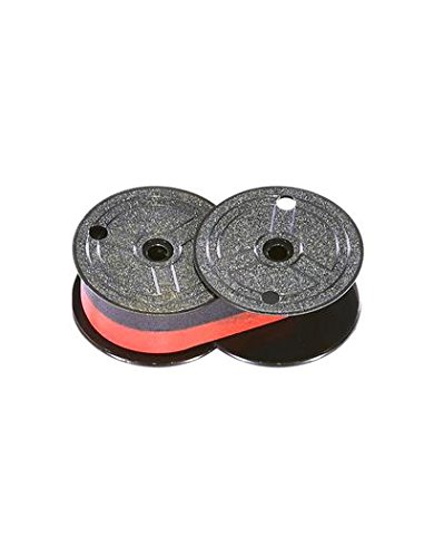 Product Cover (12) Top of The Line Genuine Monroe P65M Universal Black/Red Printing Calculator Ribbon Spools with The Darkest Ink in The Industry