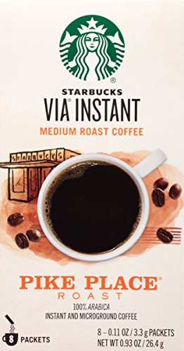 Product Cover Starbucks VIA Instant Coffee, Pike Place Roast, 96 Count
