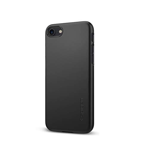 Product Cover Spigen Thin Fit Designed for Apple iPhone 8 Case (2017) / Designed for iPhone 7 Case (2016) - Black