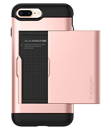 Product Cover Spigen Slim Armor CS Designed for Apple iPhone 8 Plus Case (2017) / Designed for iPhone 7 Plus Case (2016) - Rose Gold