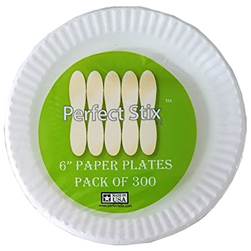 Product Cover Perfect Stix Paper Plate 6-300 6 Paper Plates White (Pack of 300)