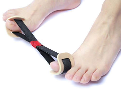 Product Cover Mutreso Big Toe Strap Bunion Straightener Stretchy Belt Toe Stretcher Alignment Hallux Valgus Corrector Foot Pain Relief