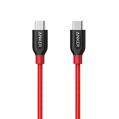 Product Cover Anker Powerline+ USB C to USB C Cable (3ft), Power Delivery PD Charging for Apple MacBook, Huawei Matebook, iPad Pro 2018, Chromebook, Pixel, Switch, and More Type-C Devices/Laptops