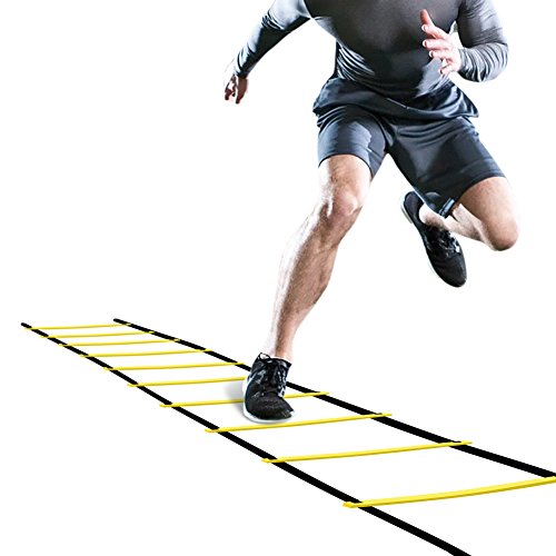 Product Cover GHB Pro Agility Ladder Agility Training Ladder Speed 12 Rung 20ft with Carrying Bag