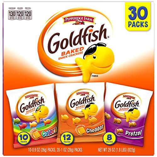 Product Cover Pepperidge Farm Goldfish Classic Mix Crackers, 29 oz. Variety Pack Box, 30-count Snack Packs