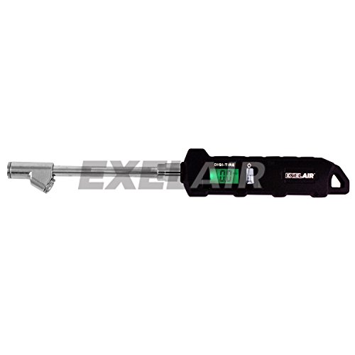 Product Cover EXELAIR by Milton Digital Dual Head Tire Gauge with Extended Swivel Air Chuck