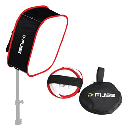 Product Cover Kamerar Dfuse Collapsible Softbox for Aputure Amaran 528/672 LED Light Panels: Foldable, Portable Diffuser, Strap Attachment, Camera Photo Film Video