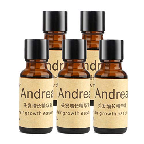 Product Cover 5 x 20ML Andrea Hair Growth Essence Hair Loss Stop Fast Hair Growth Products Regrow Scalp Treatments Ginger Genseng Raise Dense Hair Liquid For Damaged Hair Enhance Your Overall Hair Condition