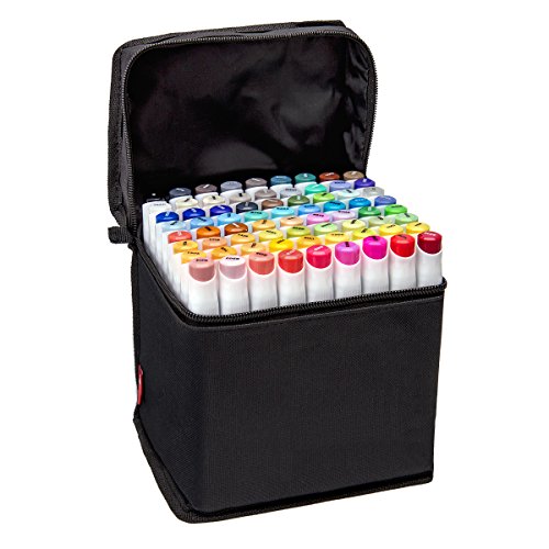 Product Cover Bianyo Classic Series Alcohol-Based Dual Tip Art Markers（Set of 72,Travel Case）