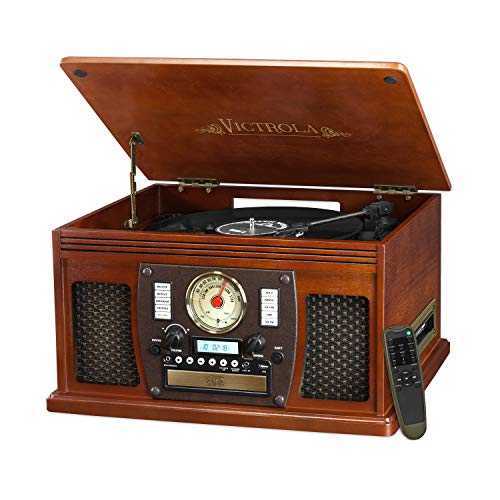 Product Cover Victrola Navigator 8-in-1 Classic Bluetooth Record Player with USB Encoding and 3-speed Turntable