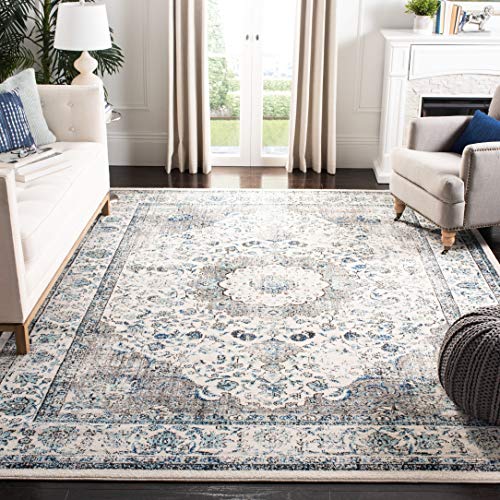 Product Cover Safavieh Evoke Collection EVK220D Vintage Oriental Grey and Ivory Area Rug (10' x 14')