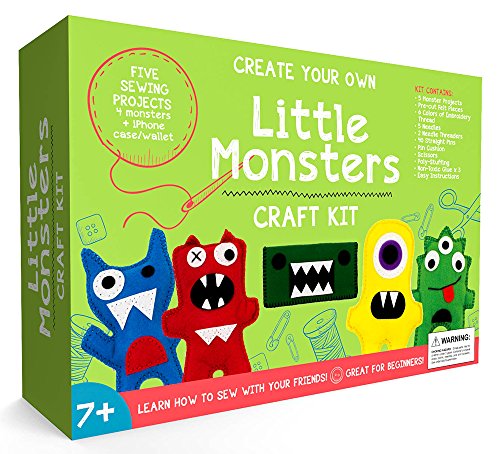 Product Cover CraftLab Little Monsters Beginners Sewing Craft Kit for Kids (Ages 7 to 12)