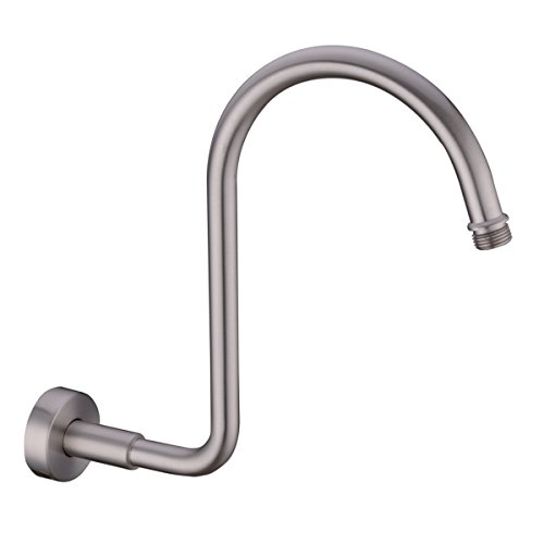 Product Cover HANEBATH Brass S Shaped Shower Arm and Flange - Brushed Nickel, also Chrome or Oil Rubbed Bronze or Black for Choose