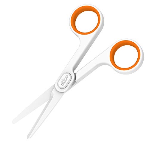 Product Cover Slice 10544 Ceramic Scissors, Never Rusts, Finger Friendly, Food Grade, BPA & Lead Free, 1 Pack, Rounded Tip