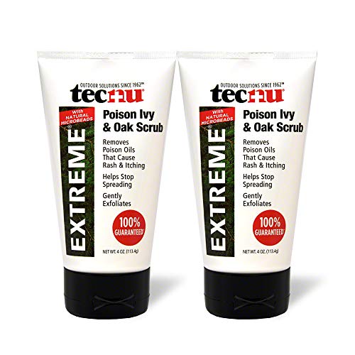 Product Cover Tecnu Extreme Poison Ivy & Oak Scrub-Removes Toxin from Skin That Causes Poison Ivy and Poison Oak Rash, 4-Ounce Tube, (Pack of 2)
