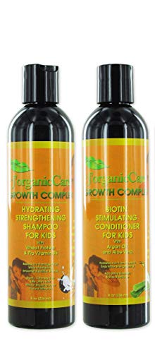 Product Cover J'Organic Solutions Shampoo & Conditioner Set (for kids) with Biotin, Wheat Protein, Vitamin B5, Argan Oil, Aloa Vera & more