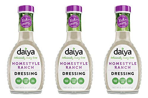 Product Cover Daiya Homestyle Ranch Dressing, Dairy Free :: Rich & Creamy Salad Dressing :: Vegan, Gluten Free, Soy Free, Egg Free, Non GMO :: Deliciously Zesty Flavor For Pouring or Dipping, 8.36-Oz. (3 Pack)