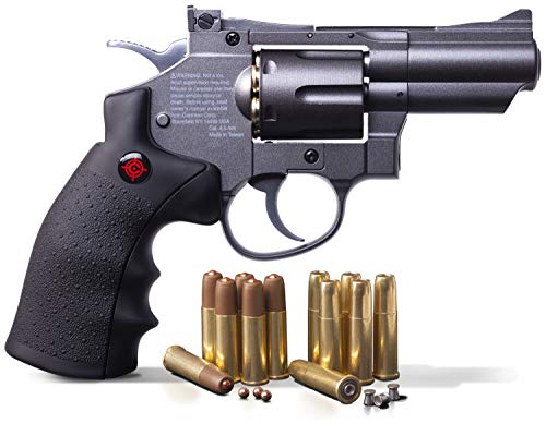 Product Cover Crosman SNR357 .177 Pellet/4.5 mm BB CO2-Powered Revolver Black/Grey 2.5