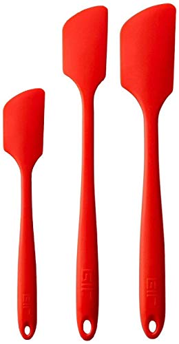 Product Cover GIR: Get It Right All Silicone Mini, Skinny & Ultimate Spatula 3 Pc Set (Red)