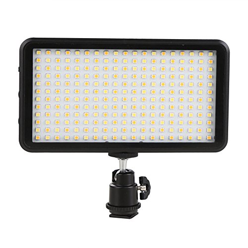 Product Cover GIGALUMI W228 LED Video Light 6000k Dimmable Ultra Bright Panel Digital Camera/Camcorder Light, LED Light for Canon, Nikon, Pentax, Panasonic, Sony, Samsung and Olympus DSLR Cameras(No Battery)