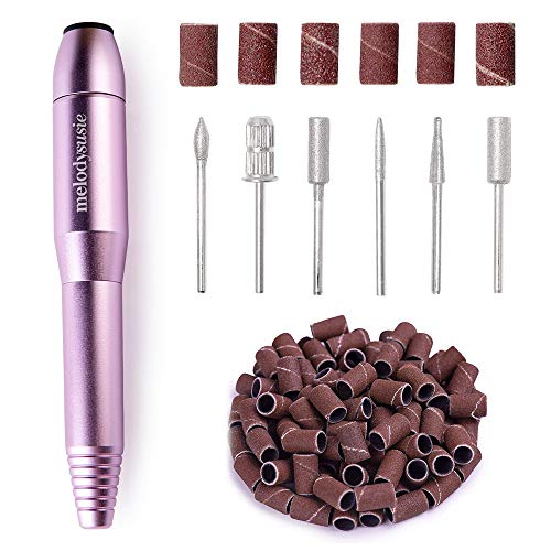 Product Cover MelodySusie Portable Electric Nail Drill, Professional Efile Nail Drills for Acrylic Nails，Nail E File Nail Kit for Gel Nails, Manicure Pedicure Polishing Shape Tools Design for Home Salon Use, Purple
