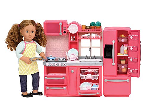 Product Cover Our Generation by Battat- Gourmet Kitchen (Pink)- Toy, Kitchenette & Accessories for 18