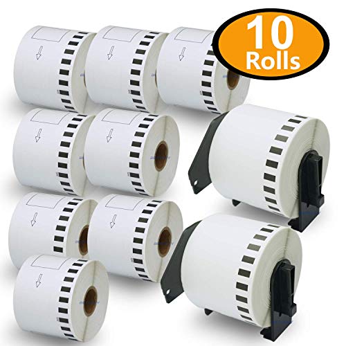 Product Cover BETCKEY - 10 Rolls Compatible Brother DK-2205 62mm x 30.48m(2-3/7