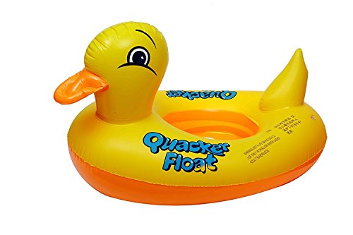 Product Cover NOVICZ Inflatable Floating Swimming Pool Sitting Duck for Kids - Water Floating Fun Toys