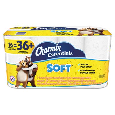 Product Cover Charmin Essentials Soft Toilet Paper - 16 Giant Rolls - 1 Pack