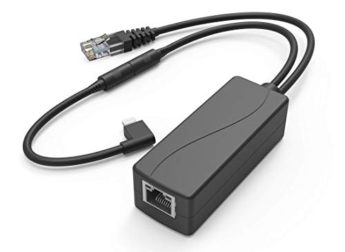 Product Cover 802.3af POE to 5 Volt Splitter Used to Extend Power Up to 328 Feet | Compatible with iPad | Divides Power and Data (See Data Options Below) | Requires a Power Over Ethernet Switch or Injector