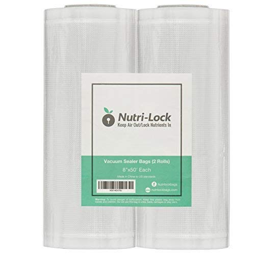 Product Cover Nutri-Lock Vacuum Sealer Bags. 2-Pack 8