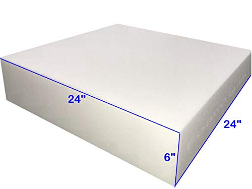 Product Cover FoamTouch 6x24x24HDF Upholstery Foam Cushion High Density, 6