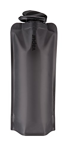 Product Cover Vapur - Eclipse 1.0L BPA Free Foldable Flexible Water Bottle w/Carabiner (Blackout)