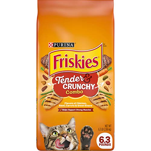 Product Cover Purina Friskies Dry Cat Food, Tender & Crunchy Combo - 6.3 lb. Bag