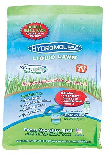 Product Cover Hydro Mousse - Liquid Lawn Refill Pack, 2lb Bag (Covers 400sq. ft.)