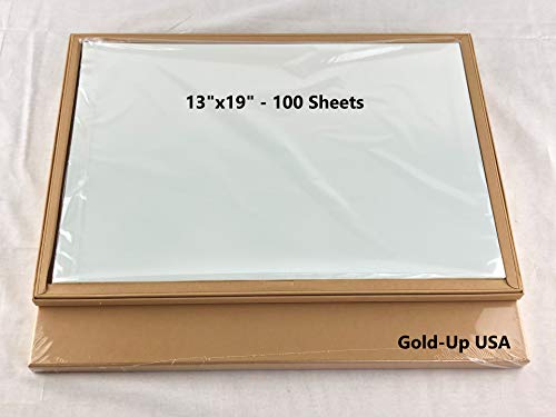 Product Cover 13 x 19 Inch Waterproof Inkjet Transparency Film for Silk Screen Printing - 1 Pack (100 Sheets)