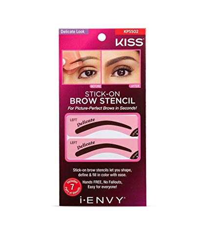 Product Cover i-Envy by Kiss Stick-On Brow Stencil (KPSS02 Delicate Look)