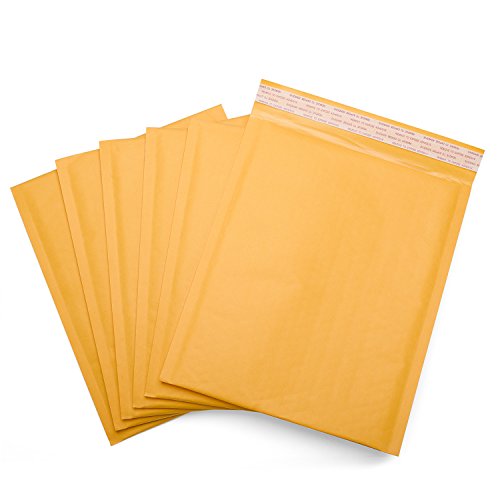 Product Cover Fu Global #0 6x10 Inches Kraft Bubble Mailers Padded Envelopes Pack of 50