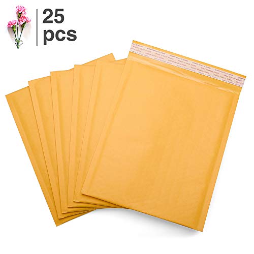 Product Cover Fu Global 8.5x12 Inches Kraft Bubble Mailers Padded Envelopes #2 Pack of 25