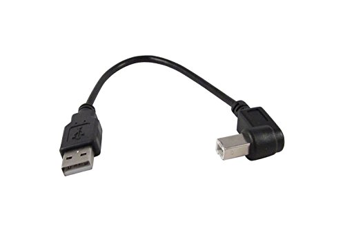 Product Cover Inovat Right Angle Printer Cable USB2.0 A Male Plug to Right Angle USB B Male A/B M/M Printer Scanner Cable 12 Inch(30CM)
