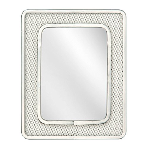 Product Cover Honey-Can-Do BTS-06584 Accessory Magnetic Mesh Mirror, Silver, 5.51