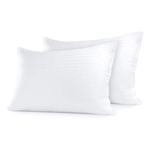 Product Cover Sleep Restoration Gel Pillow - (2 Pack Queen) Best Hotel Quality Comfortable and Plush Cooling Gel Fiber Filled Pillow